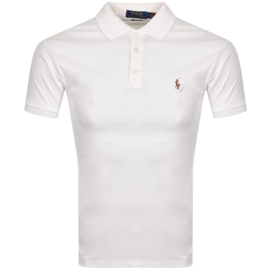 Alternative Image for ProductRalph Lauren Slim Fit Polo T Shirt White1